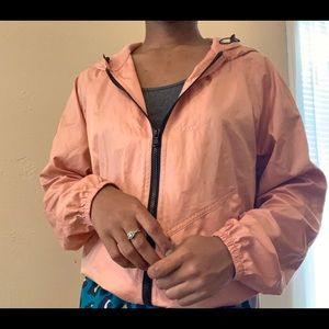 Rose gold windbreaker